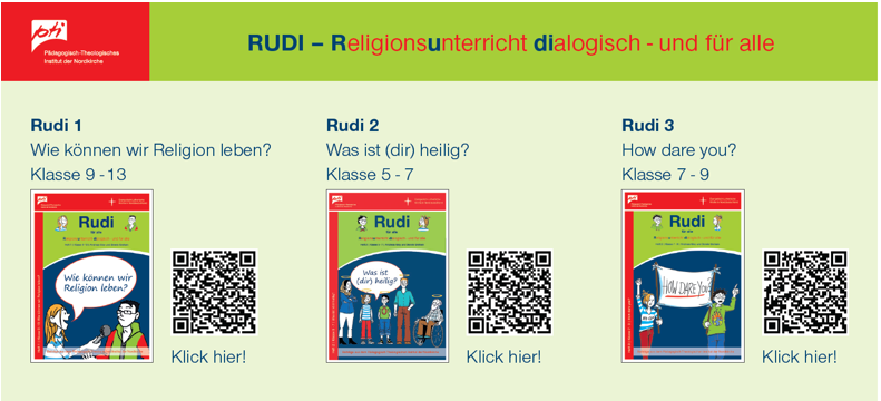 Die Rudi-Hefte mit QR-Code